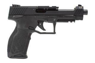 Taurus TX22 Competition SCR 22LR Pistol has a 5.25 inch custom bull barrel